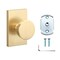 Sure-Loc Hardware Sure-Loc Hardware Ventura Towel Ring, Satin Brass VT-TR1 SB - alternate 3